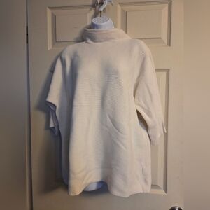 Land's End White Sweater Size 1X